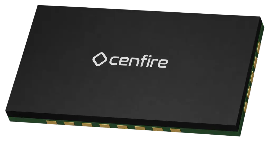 Cenfire CF2140 silicon-based MEMS switch shown in a ceramic LGA package, offering engineers a compact, high-performance replacement for mechanical relays, reed relays, and PhotoMOS relays.